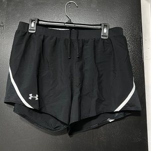 Under armour heat gear shorts. Large.
